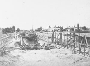Construcción del dique seco